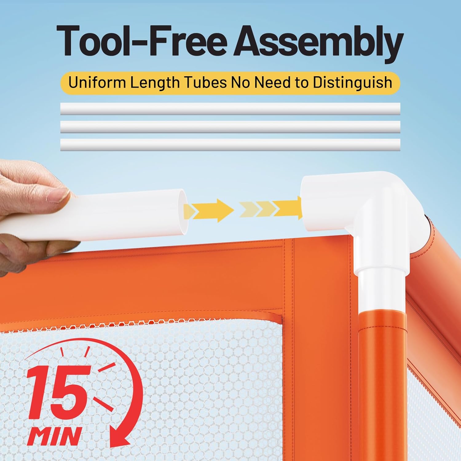 Jotesnew 365 Gallon Rolling Pool Storage Bin - Extra Large Mesh Organizer for Floats, Toys & Noodles (103"L)