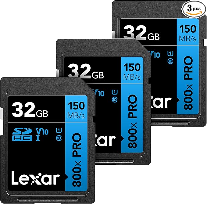 Lexar Blue Series 32GB SDHC Memory Card - Professional Quality, Everyday Price